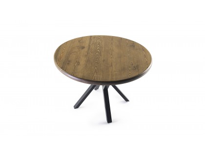 Ladin ekli yuvarlak masa .